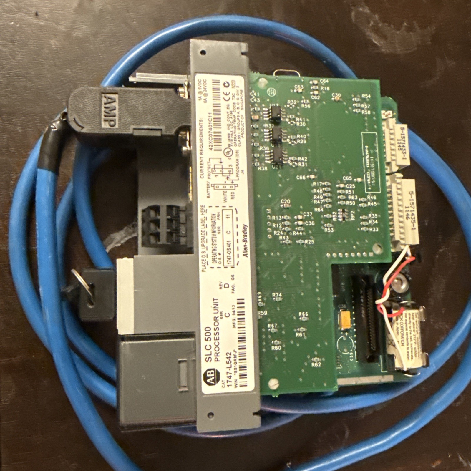 Allen-Bradley 1747-L542 SLC 500 SLC 5/04 CPU 32K Series D DH+ RS232 Allen-Bradley 1747-L542 SLC 500 SLC 5/04 CPU 32K Series D DH+ RS232