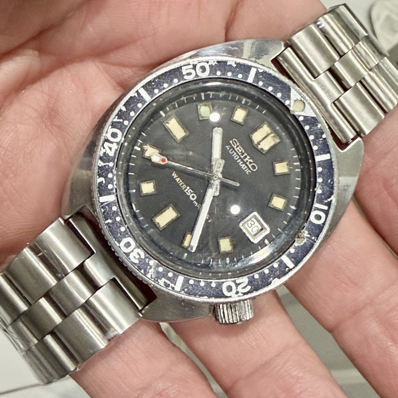 Vintage 1970 Seiko Slim Willard 41mm 6105-8000 Black Dial Men’s Watch SERVICED Vintage 1970 Seiko Slim Willard 41mm 6105-8000 Black Dial Men’s Watch SERVICED