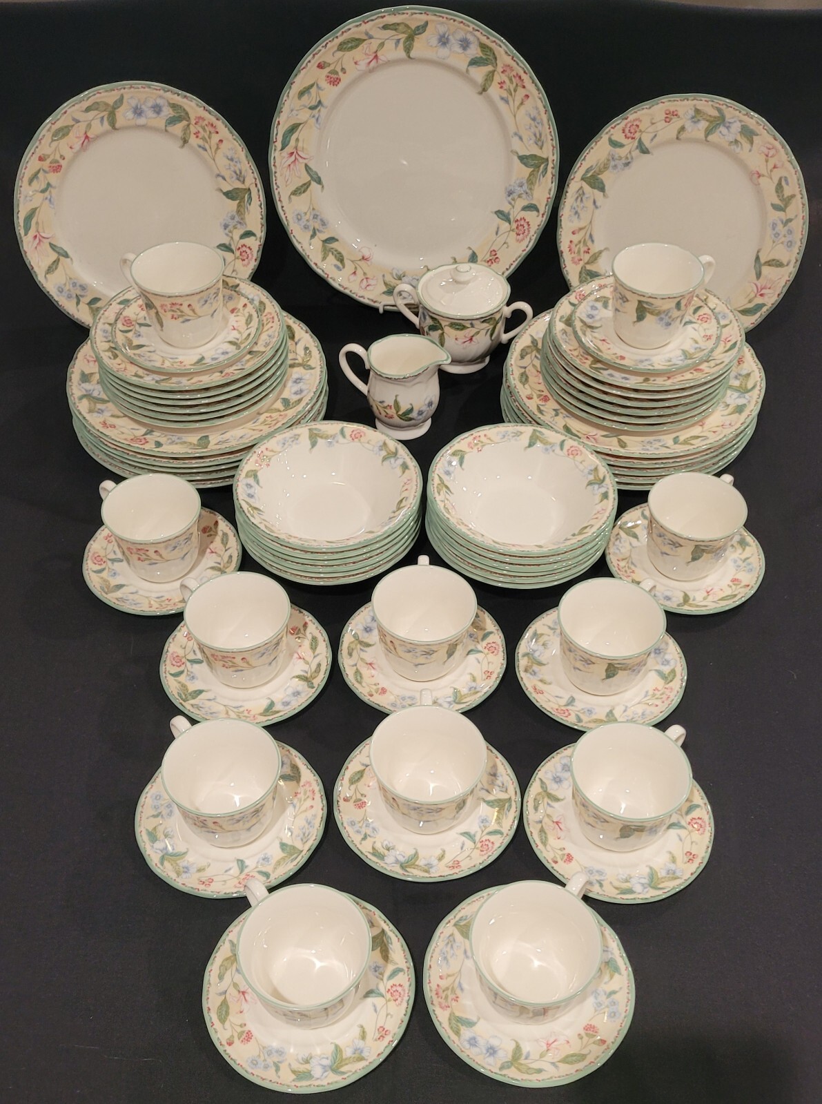64 Pcs. EPOCH Floral Bay By Noritake Seving For (12) \