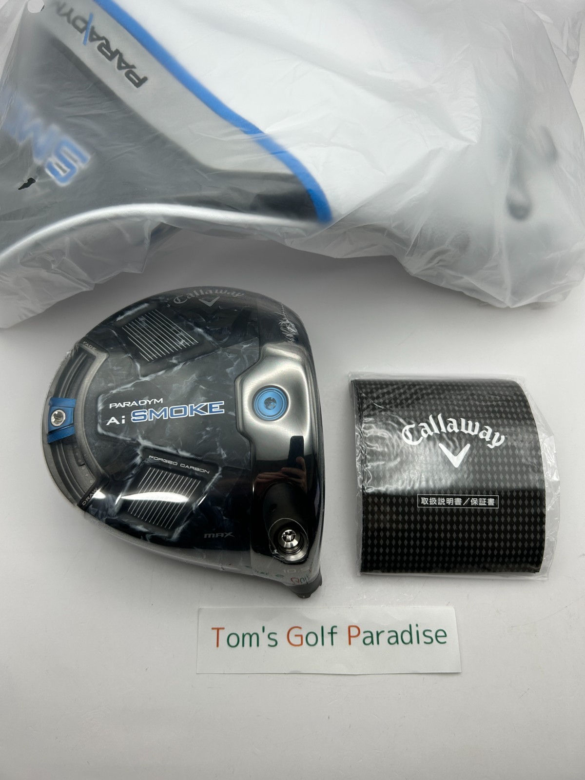 Callaway Paradym AI Smoke MAX Driver Head Only 10.5 RH With Head cover New