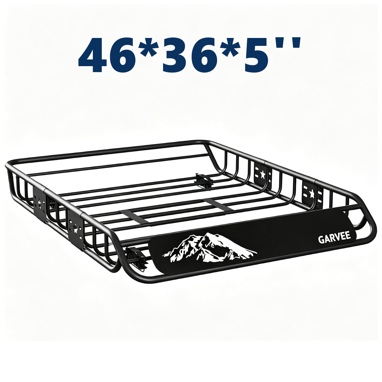 Universal Roof Rack Basket 46\'\'/54\'\'/64\'\' 200 LBS Capacity Heavy Duty Rooftop Universal Roof Rack Basket 46\'\'/54\'\'/64\'\' 200 LBS Capacity Heavy Duty Rooftop