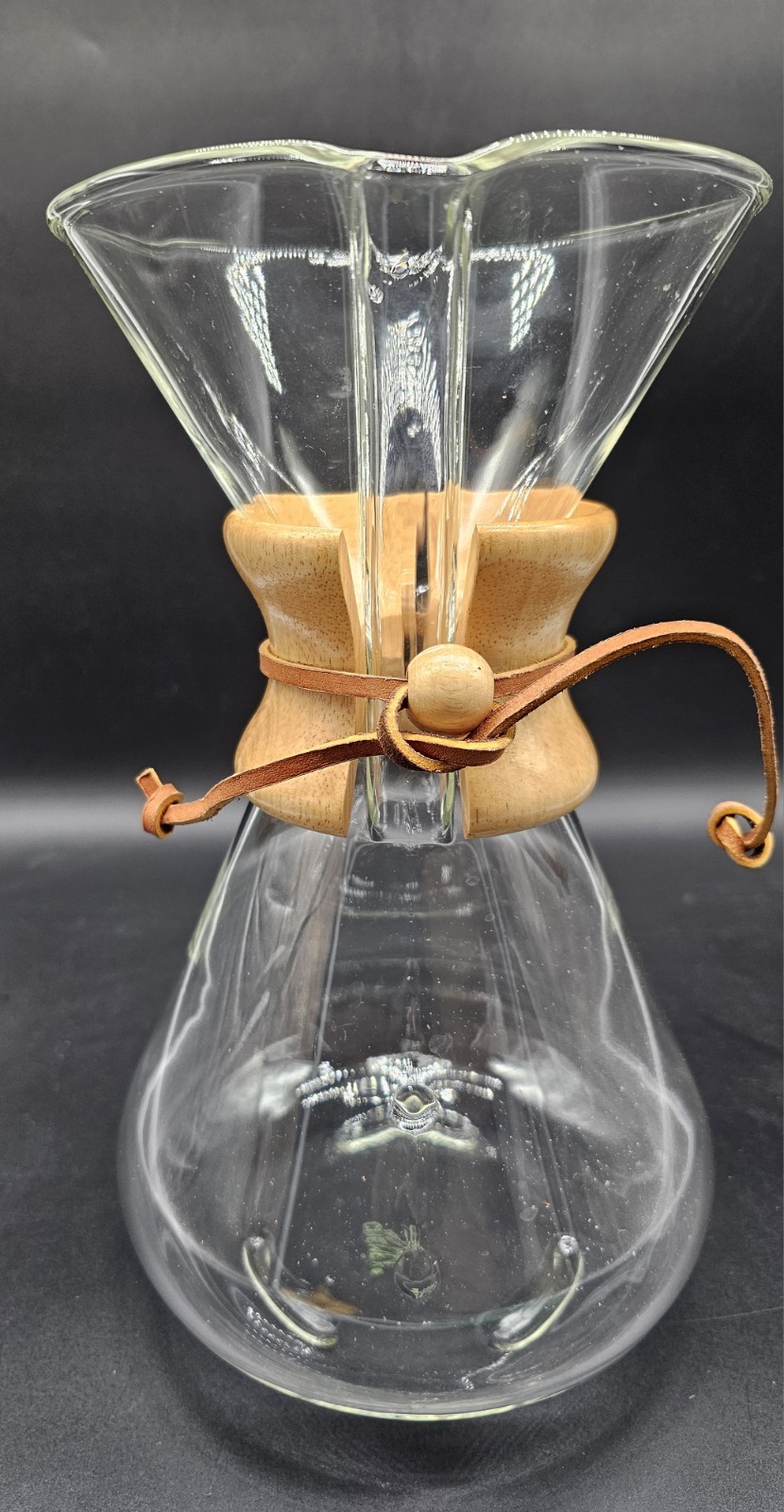 RARE- Vintage CHEMEX PYREX GLASS Pour-Over Coffee Maker -11 inches