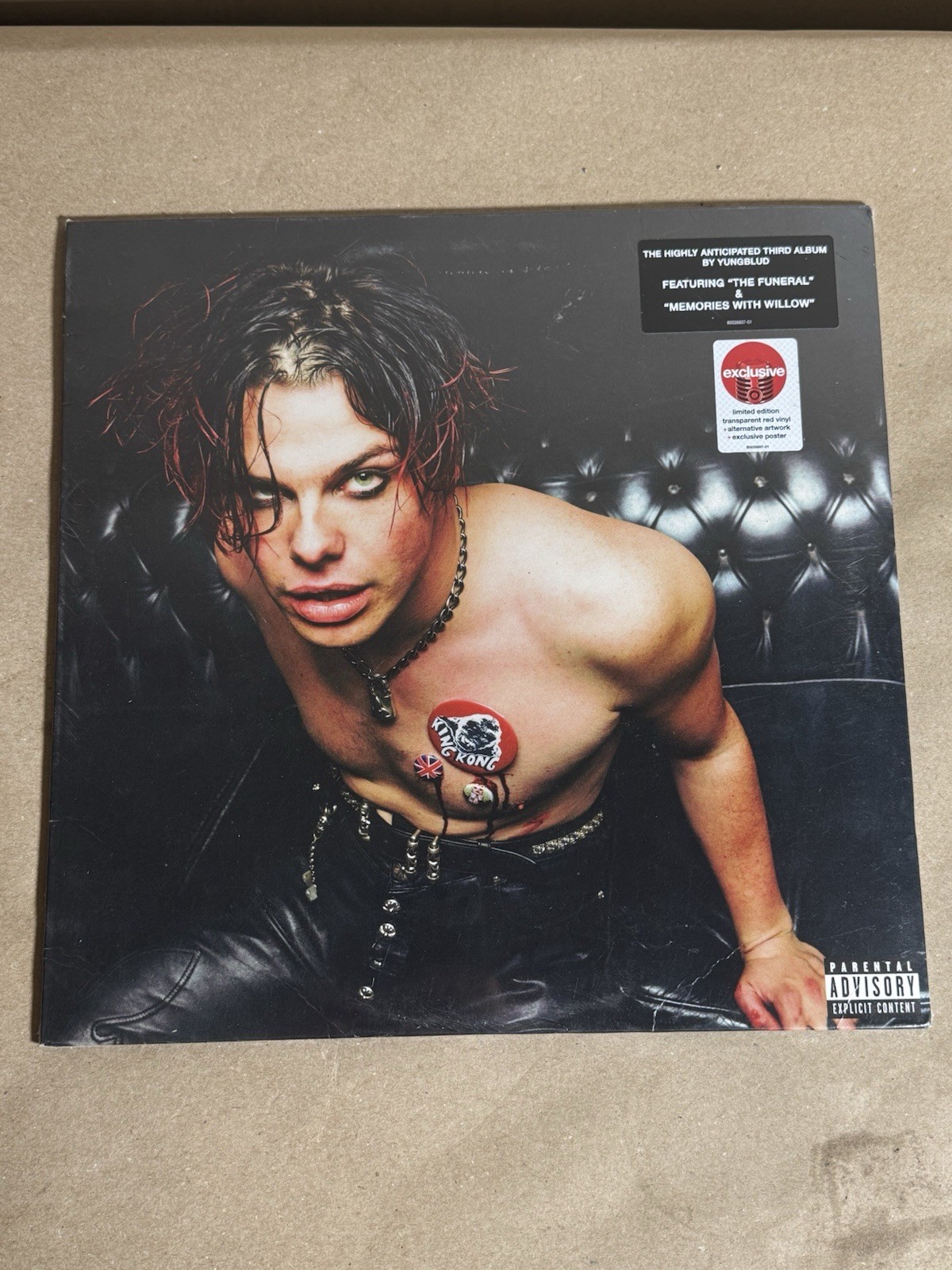Yungblud - Self Titled Limited Ed. Transparent Red Vinyl Record LP - Brand New
