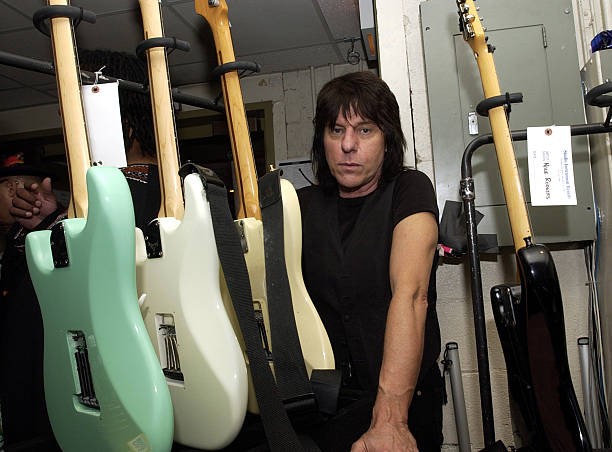Jeff Beck at The 12th Rainforest Foundation Concert Backstage at C- Old Photo