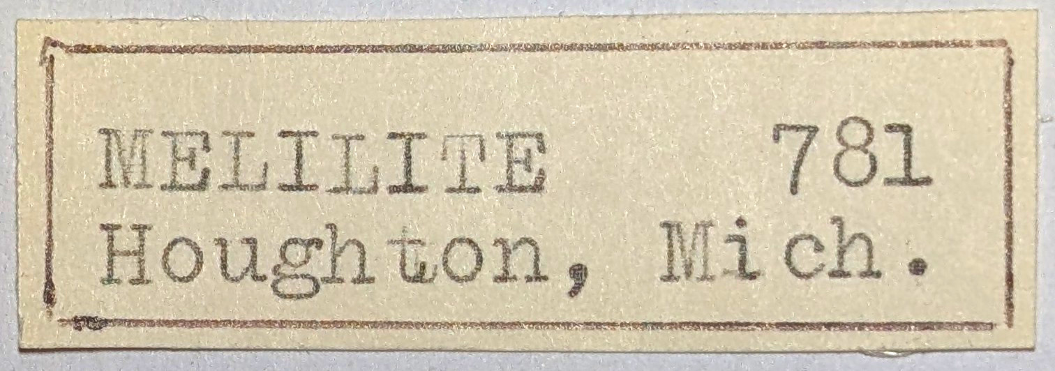 Melilite Group Smelter Ore From Houghton, Michigan