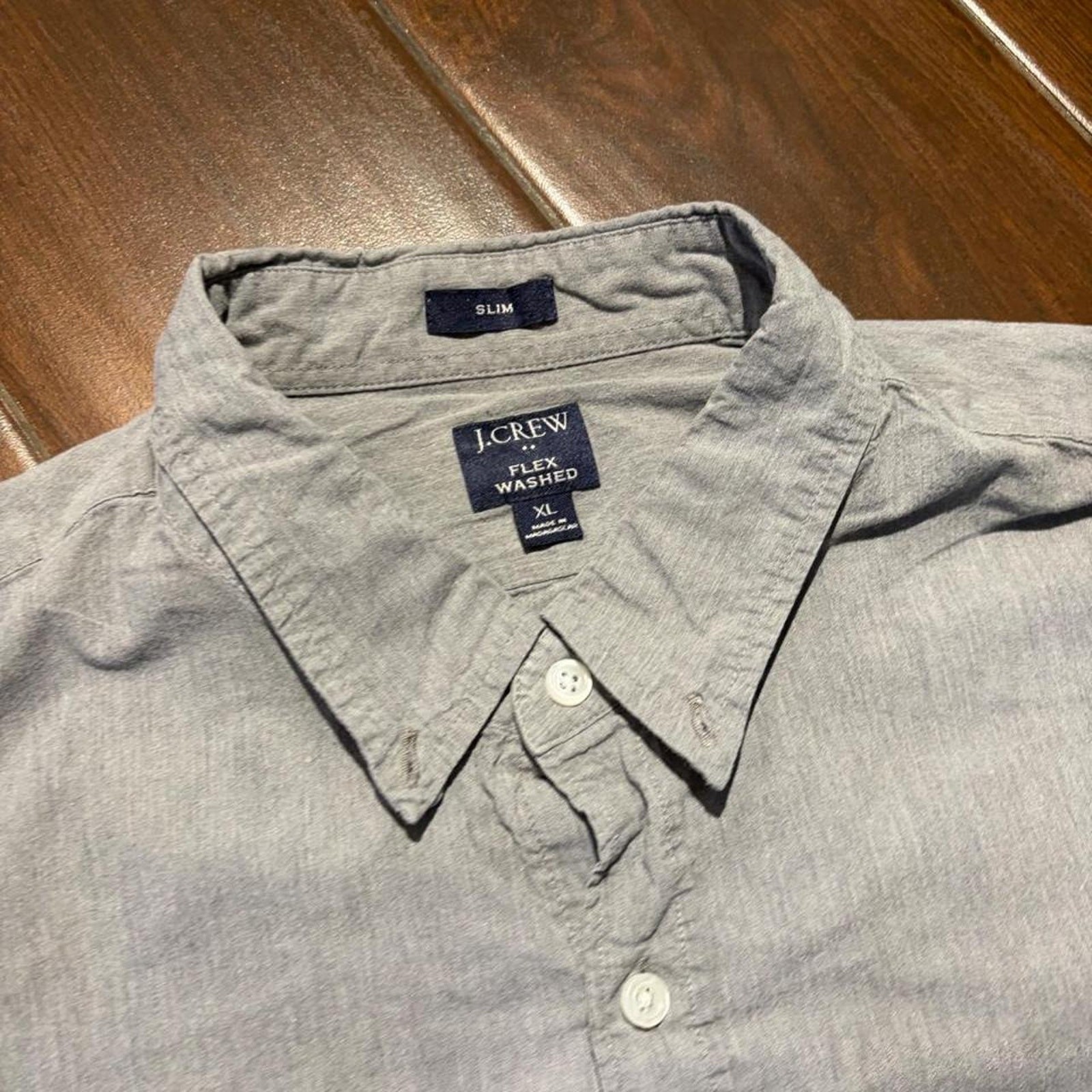 Jcrew wash flex grey button Jcrew wash flex grey button