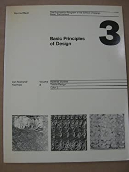 Basic Principles of Design Paperback Manfred Maier