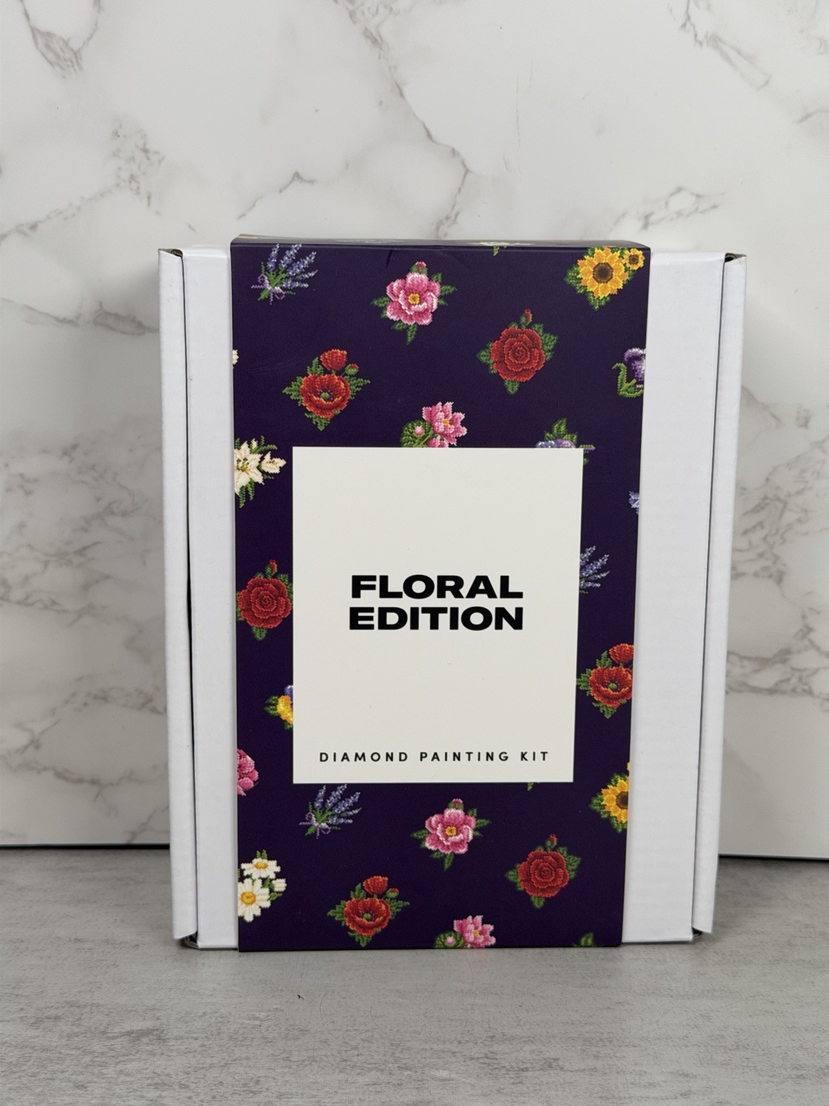 NEW Sealed PaintGem Floral Edition Diamond Painting Kit - 12 Mini Canvases