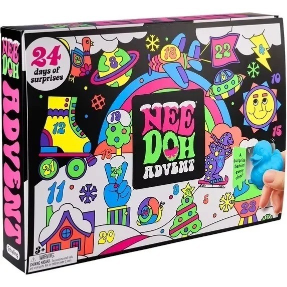 2026 NeeDoh Advent Calendar 24 Days Of Surprise Christmas Countdown BRAND NEW