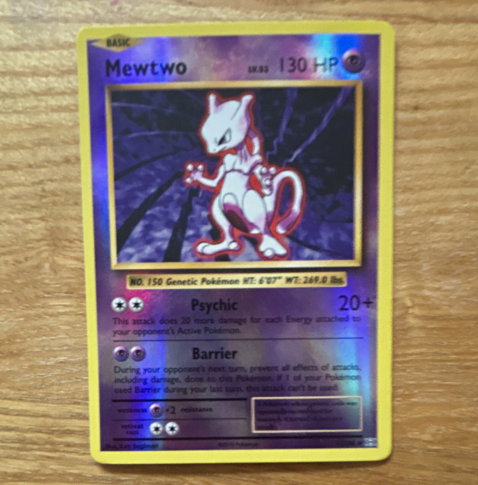 Pokémon TCG Mewtwo 51/108 Evolutions Reverse Rare English 130 HP Pokémon TCG Mewtwo 51/108 Evolutions Reverse Rare English 130 HP
