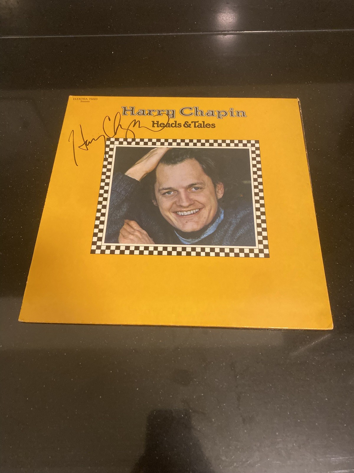 Harry Chapin -  SIGNED Heads And Tales 1972 Vinyl Lp