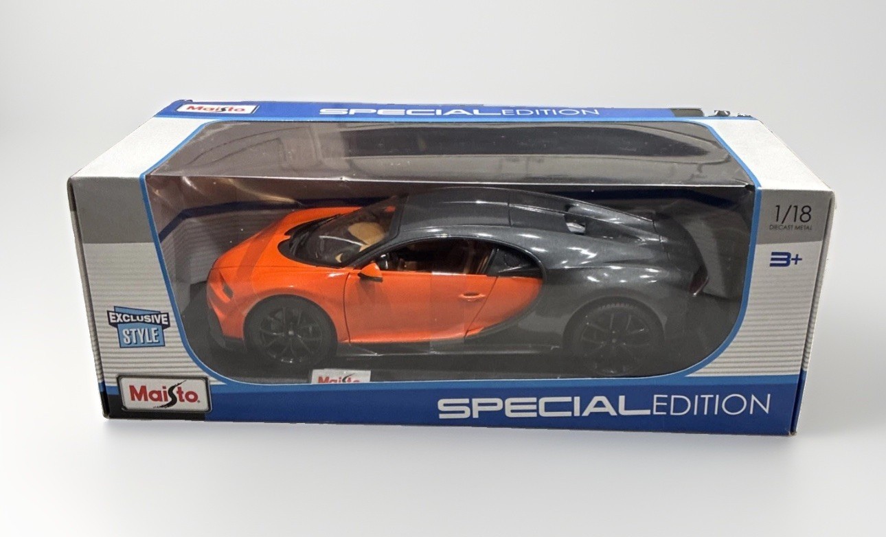 Bugatti Chiron - 1/18 Scale Maisto Special Edition Diecast - New In The Box