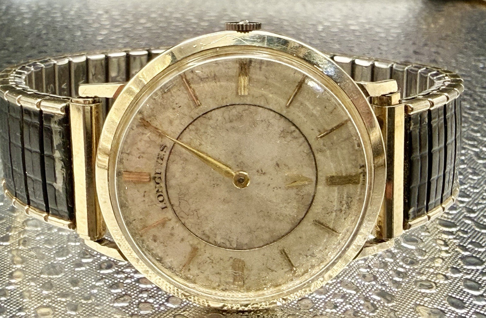 Vintage 1950s Men’s Longines Mystery Dial 370 Cal.10K Gold Filled FOR REPAIR Vintage 1950s Men’s Longines Mystery Dial 370 Cal.10K Gold Filled FOR REPAIR
