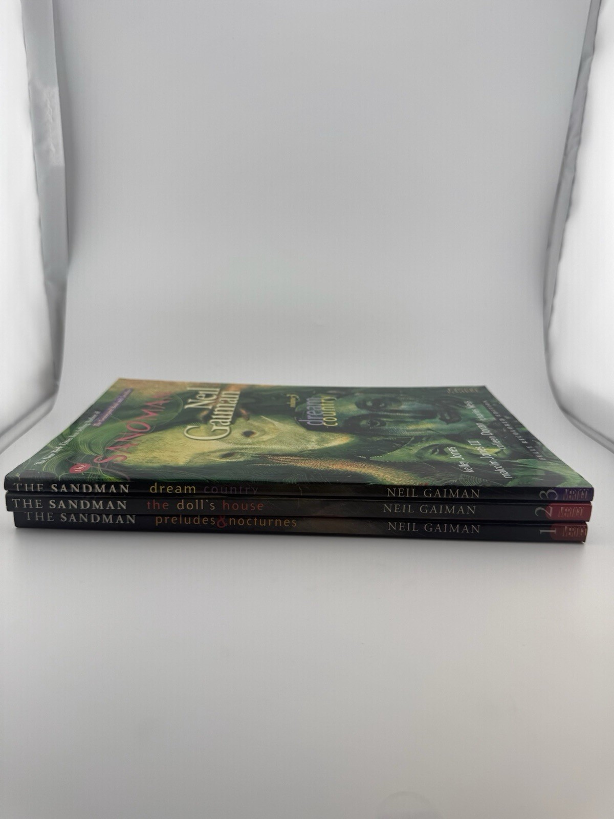 THE SANDMAN (LOT Vol 1-3 2010) Fully Recolored Edition VERTIGO COMICS Gaiman