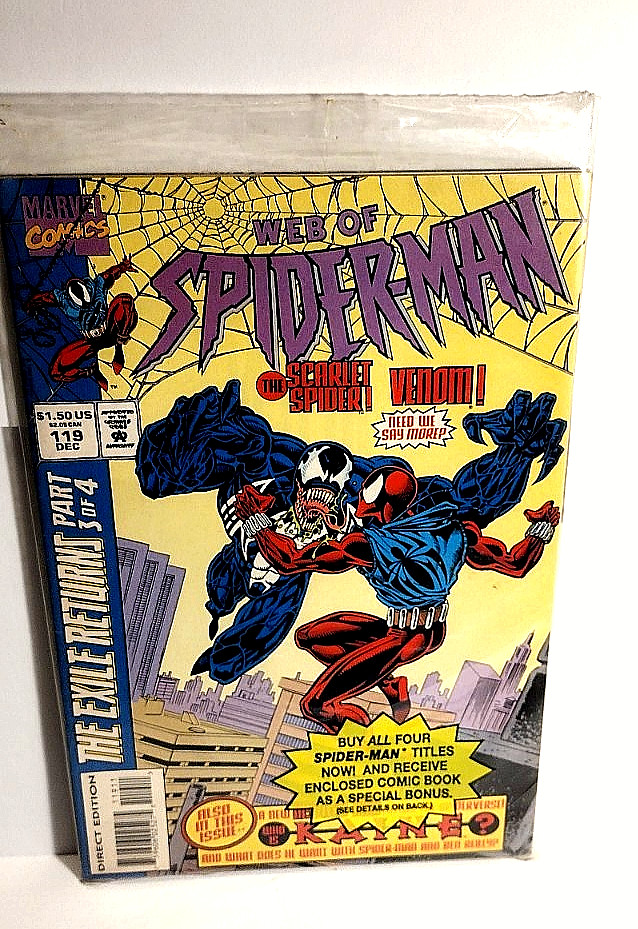 Web Of Spider-Man #119 - 1st Kaine app Sealed With Marvel Milestone #150 reprint