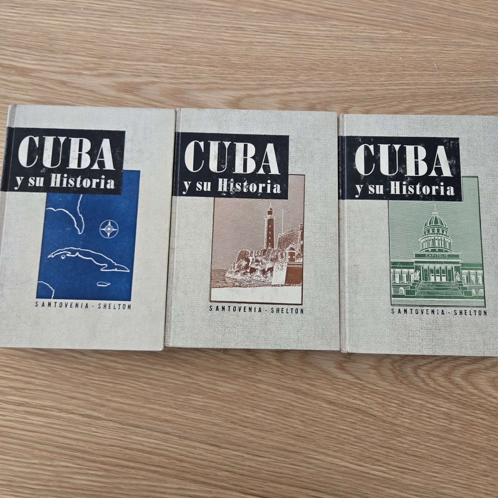 Cuba y Su Historia 1965 Santovenia Shelton 3 Vol Set Rema Press Spanish Rare