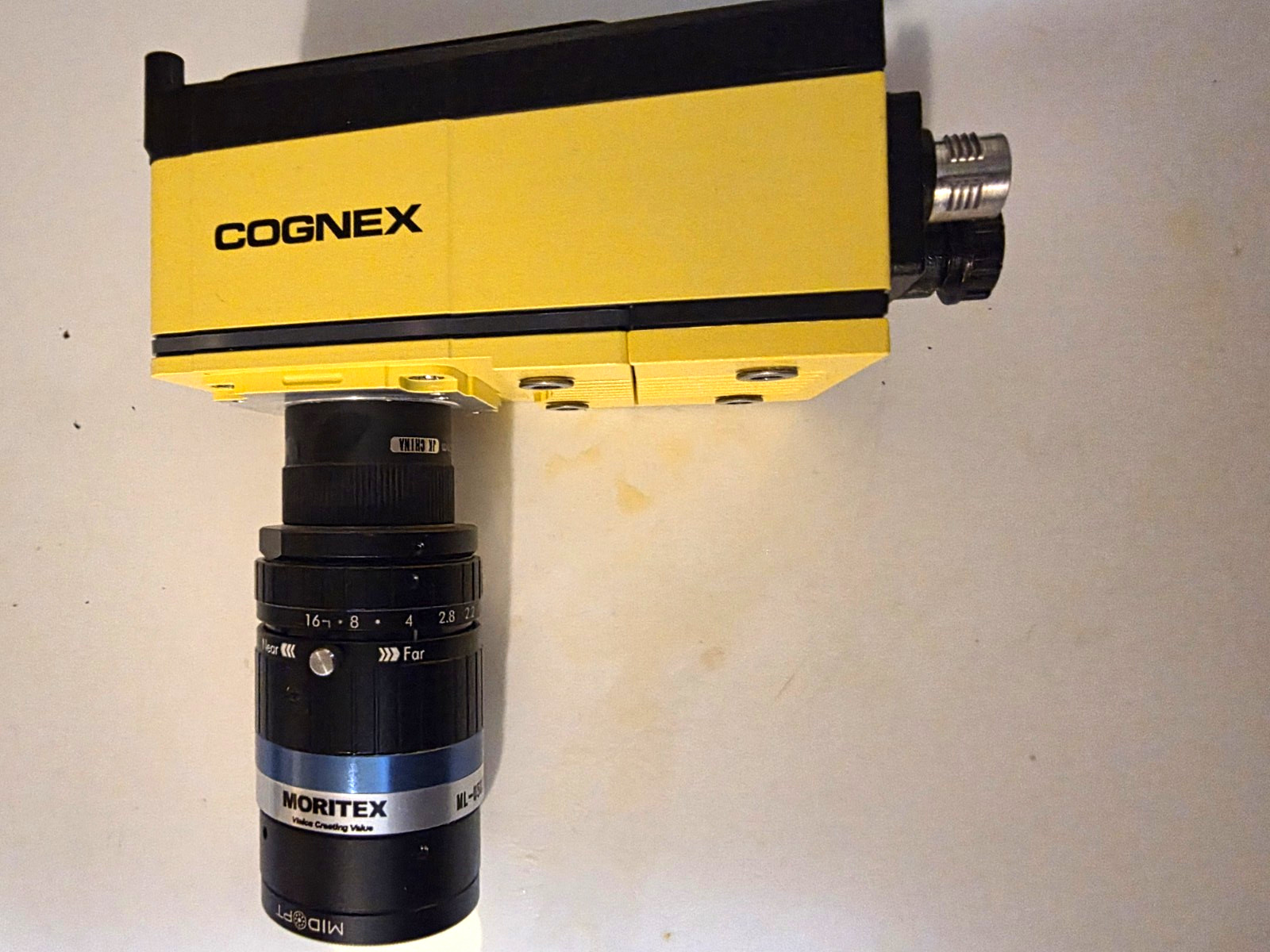 Cognex In-Sight IS9912M-373-50 Machine Vision Camera w/ Moritex Lens Cognex In-Sight IS9912M-373-50 Machine Vision Camera w/ Moritex Lens