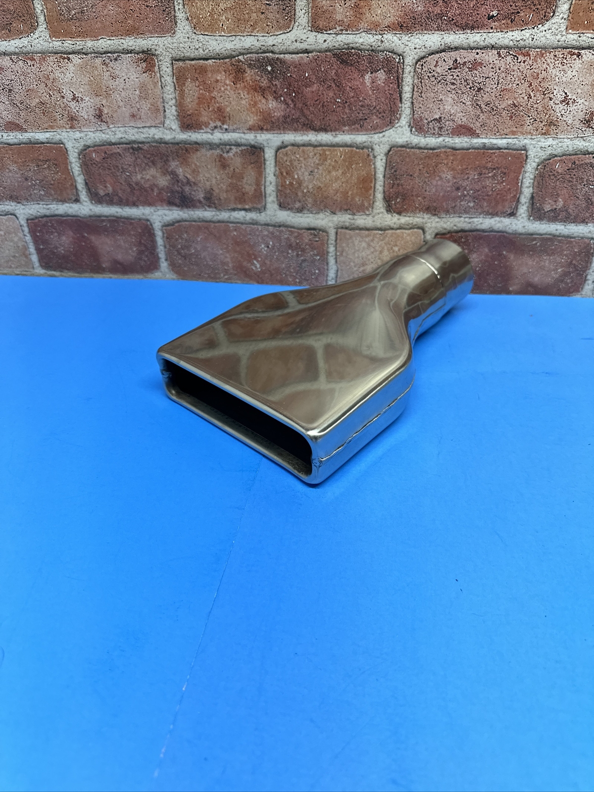 Polished Stainless Steel 2 3/8th” Inlet Exhaust Tip Rectangle 6\