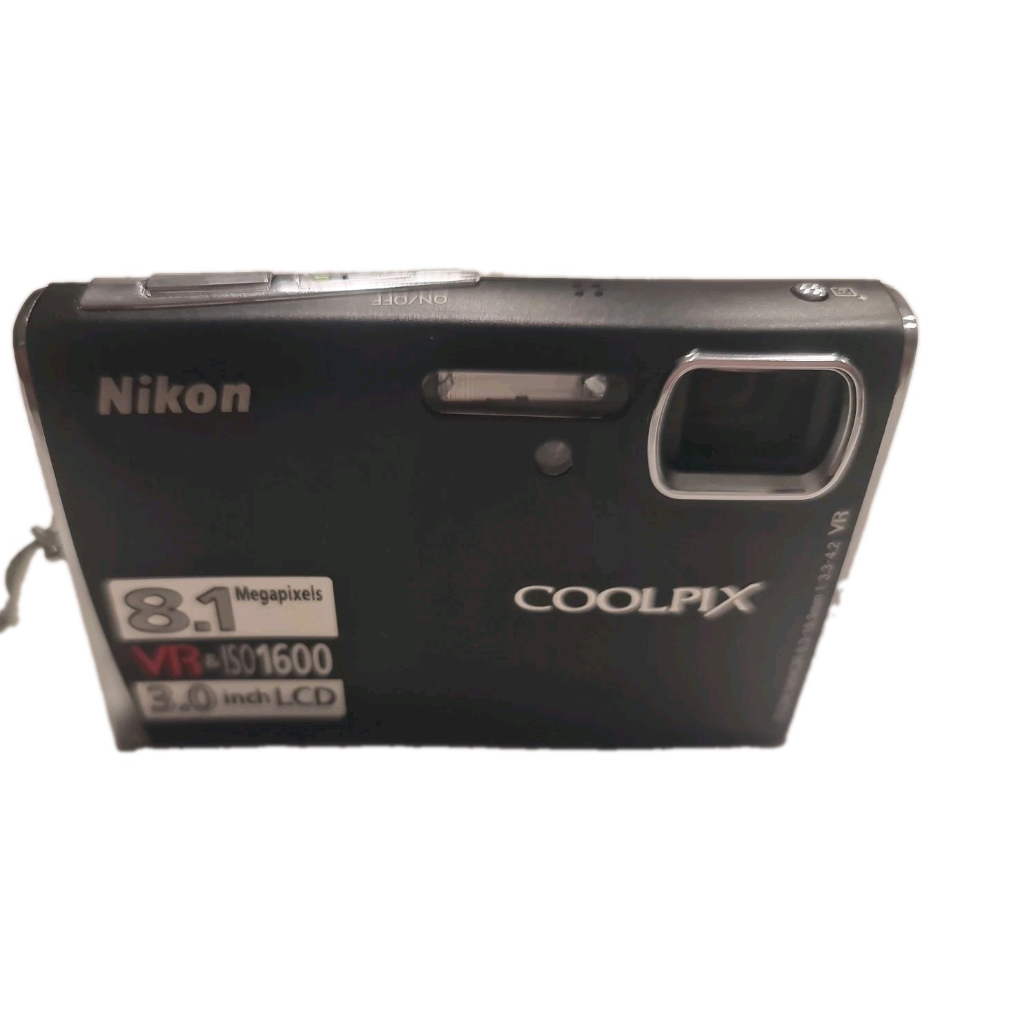 Nikon COOLPIX S51 Digital Camera - 8.1MP / 3x - Tested -  Great Condition Unused