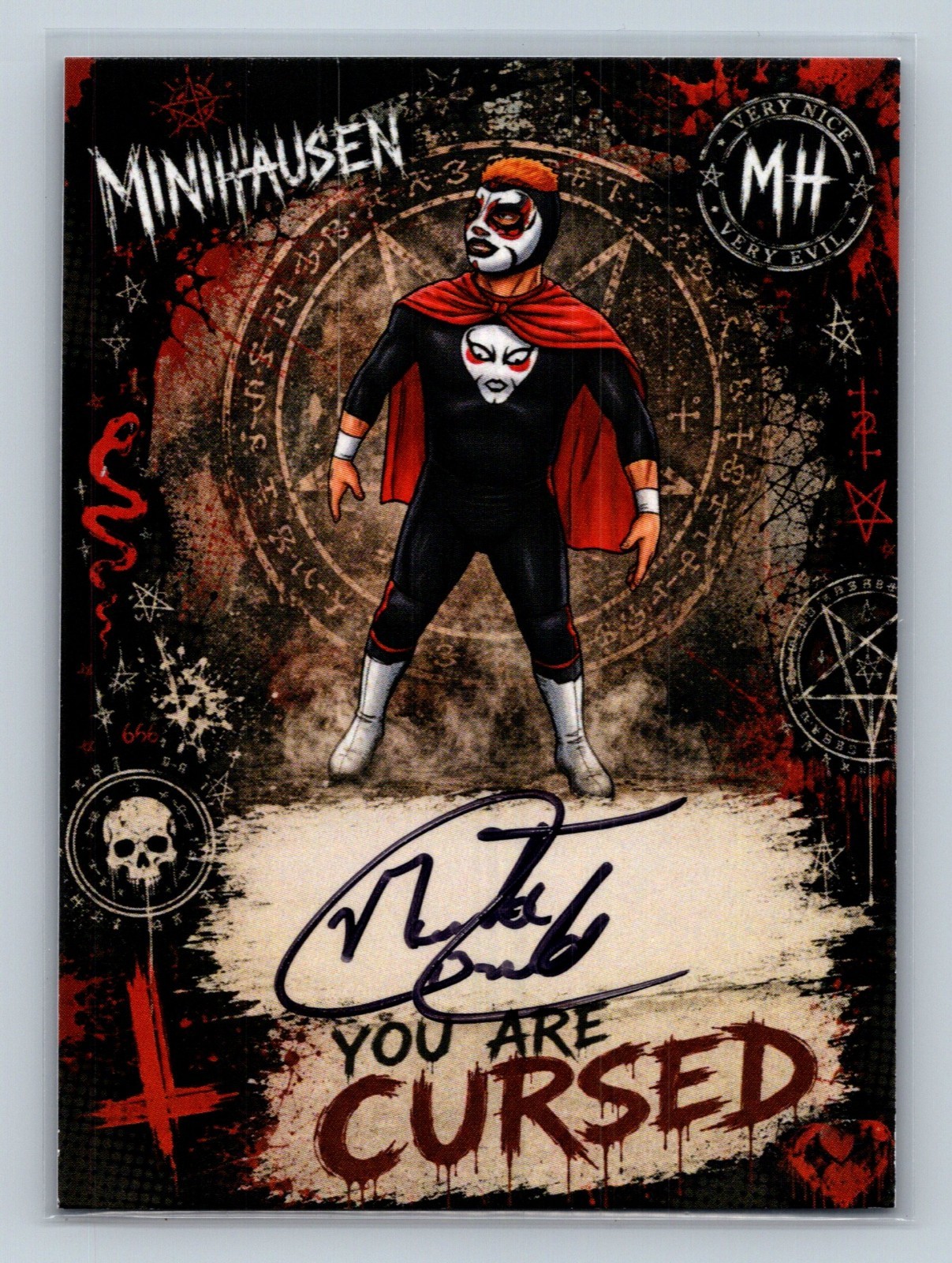 Minihausen Auto Danhausen Mini Clone El Torrito Signed Card First Autograph