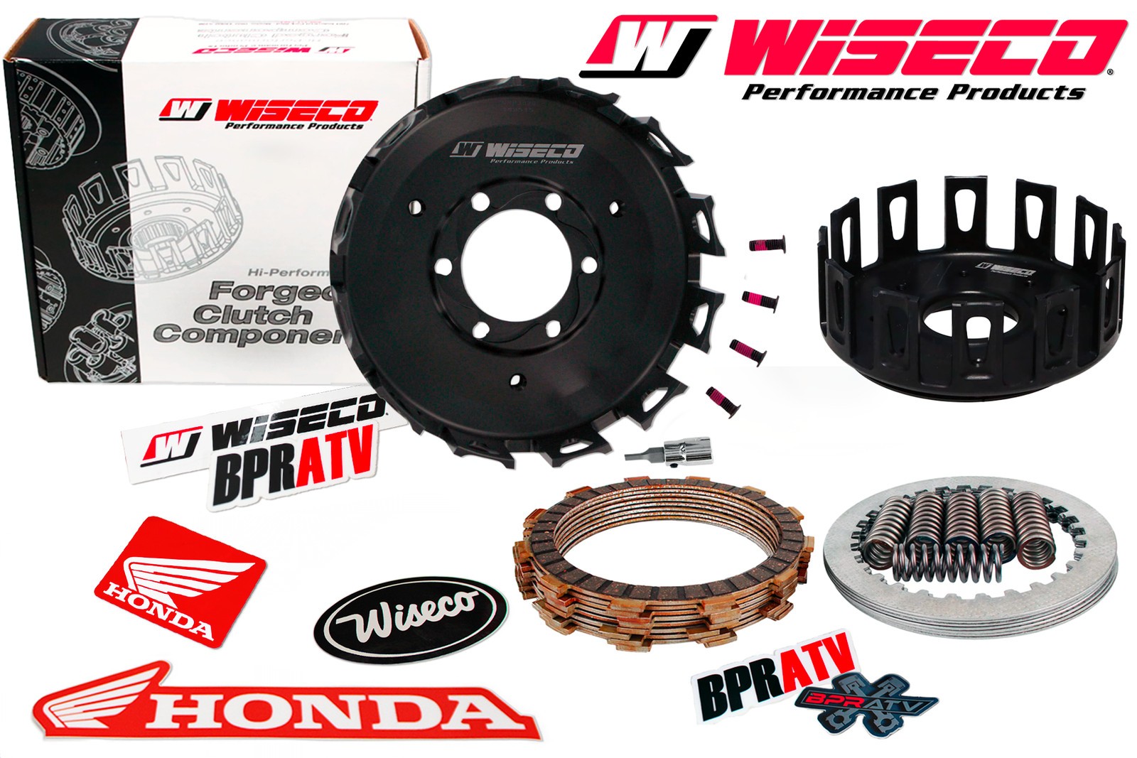 New Wiseco WPP3043 Forged Clutch Basket Kit Honda TRX400EX 400X 05-14 BPRATV Kit