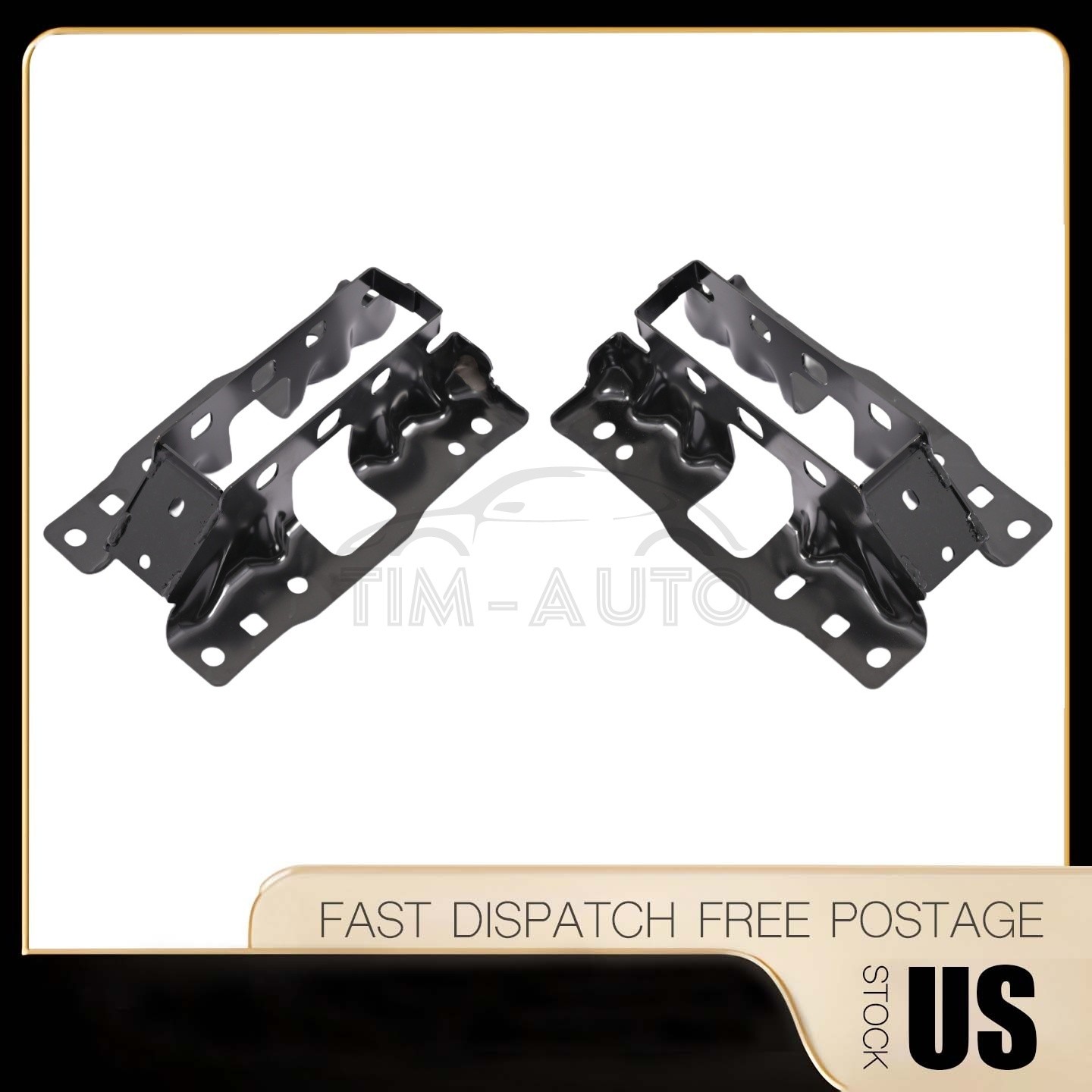 2x Bumper Bracket Left & Right Side Pair For Ram 2500 3500 2019-2023 2x Bumper Bracket Left & Right Side Pair For Ram 2500 3500 2019-2023
