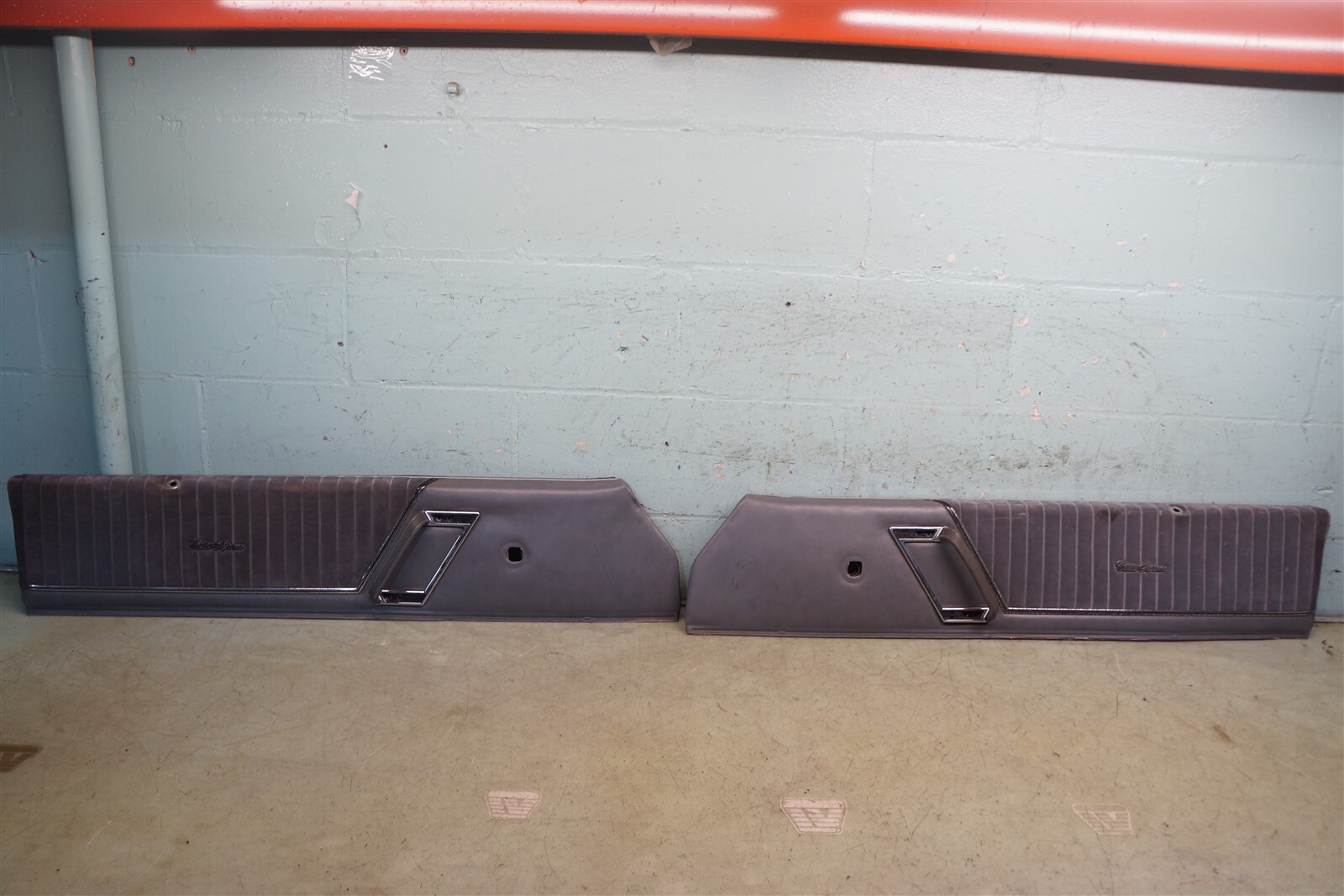 Upper Door Panels Grey Cutlass Body 78-88 Nice *G1