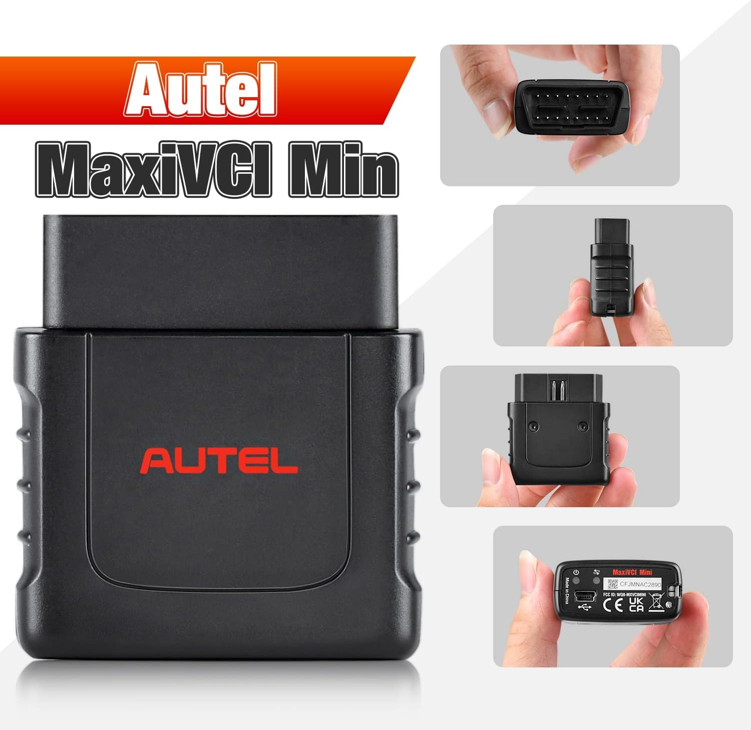 Original Autel MaxiVCI Mini/V200 Bluetooth Wireless Diagnostic Interface VCI