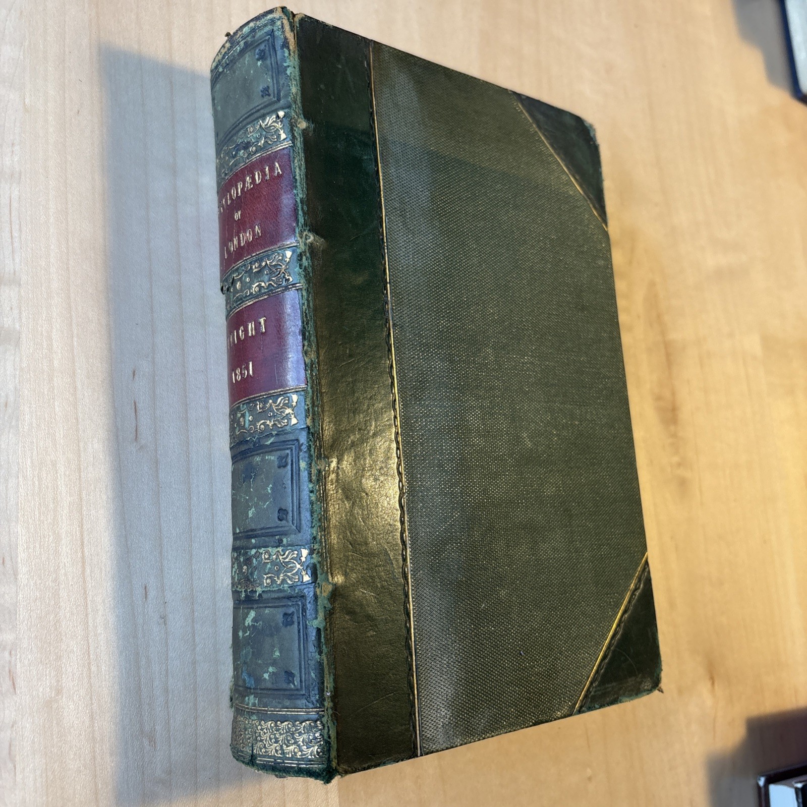 KNIGHT\'S CYCLOPEDIA OF LONDON - 1851, First Edition. Hardcover, Great Condition