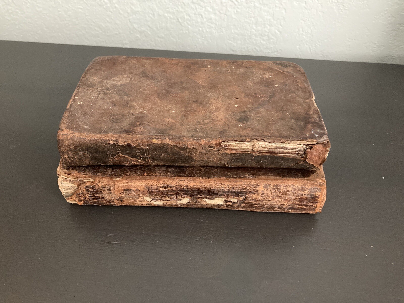 Antique Colonial Books The Columbian Orator and English Reader Leather 19th c
