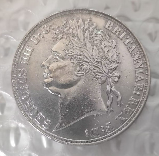 1821 George IV Crown Secundo