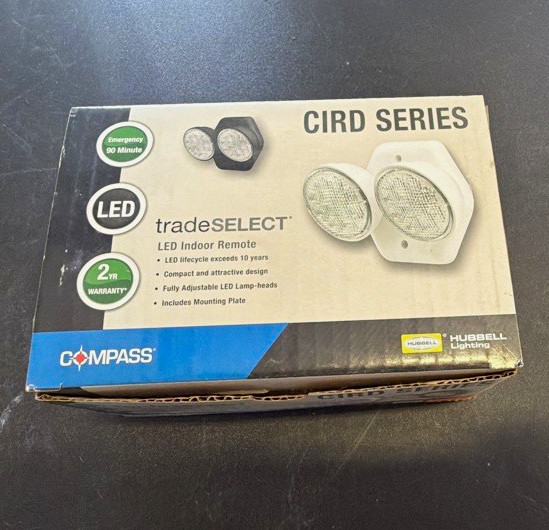 Compass TradeSelect CIRD Series LED Indoor Remote Emergency Light Head 93043127