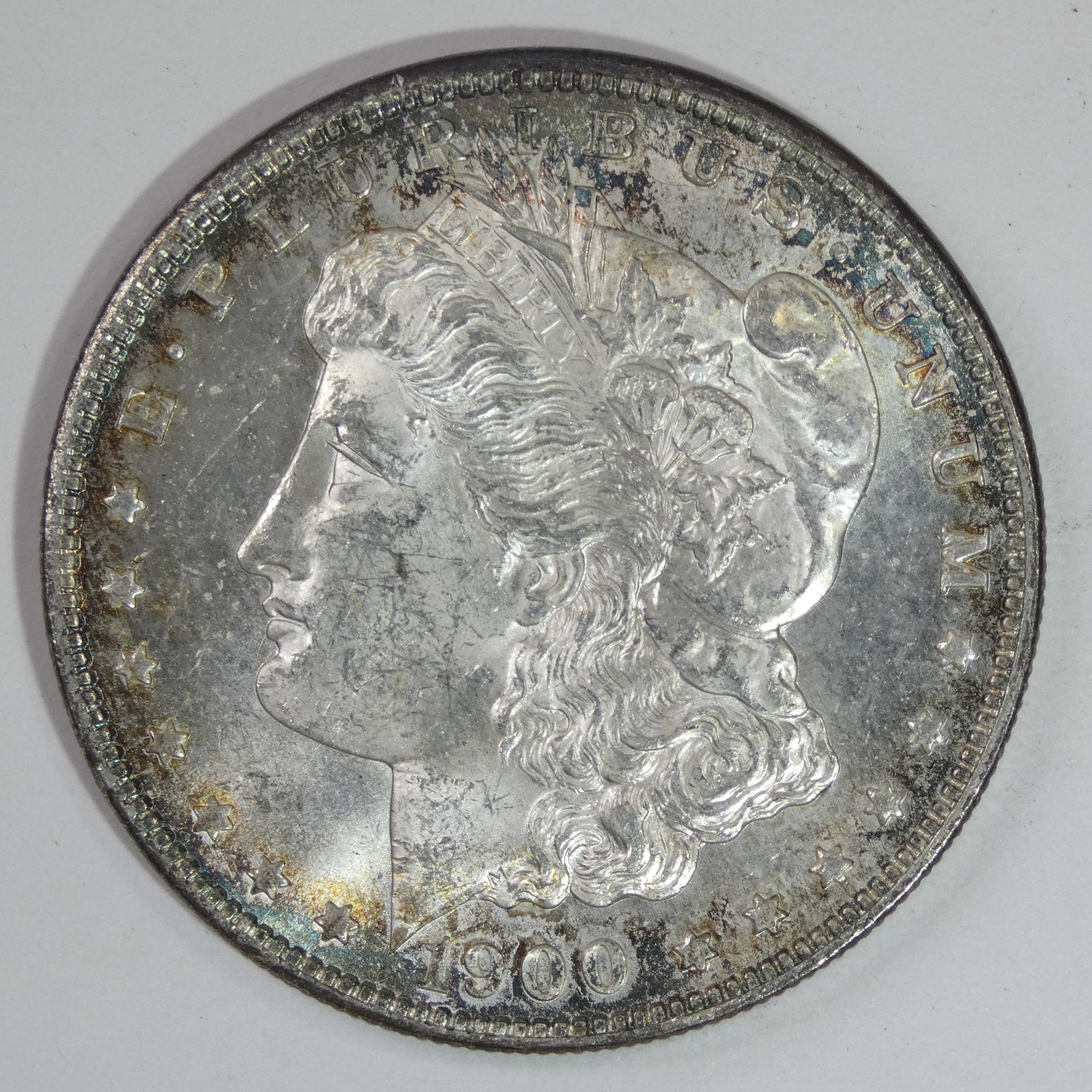 1900-O USA $1 Morgan Silver Dollar Nice Brilliant Uncirculated