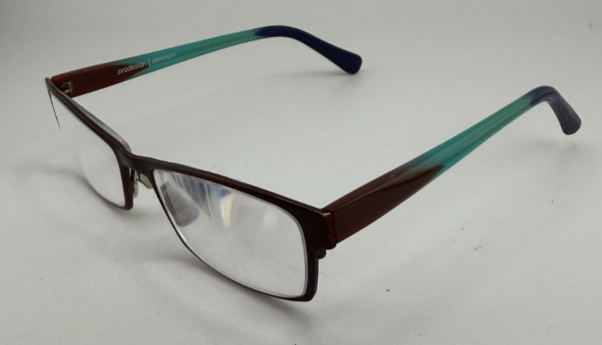 Prodesign Denmark Frames Only Eyeglasses 3101 c.5031 Brown Blue 51-16-135