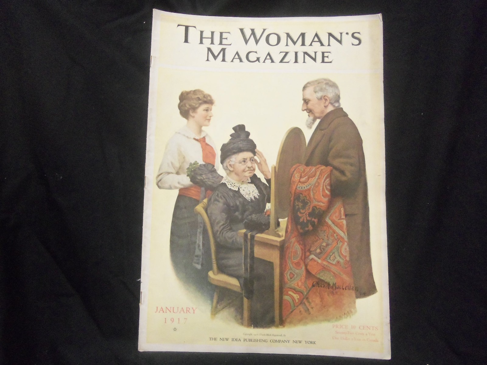 1917 JANUARY THE WOMAN\'S MAGAZINE - GREAT COVER & ADS - ST 1095 1917 JANUARY THE WOMAN\'S MAGAZINE - GREAT COVER & ADS - ST 1095