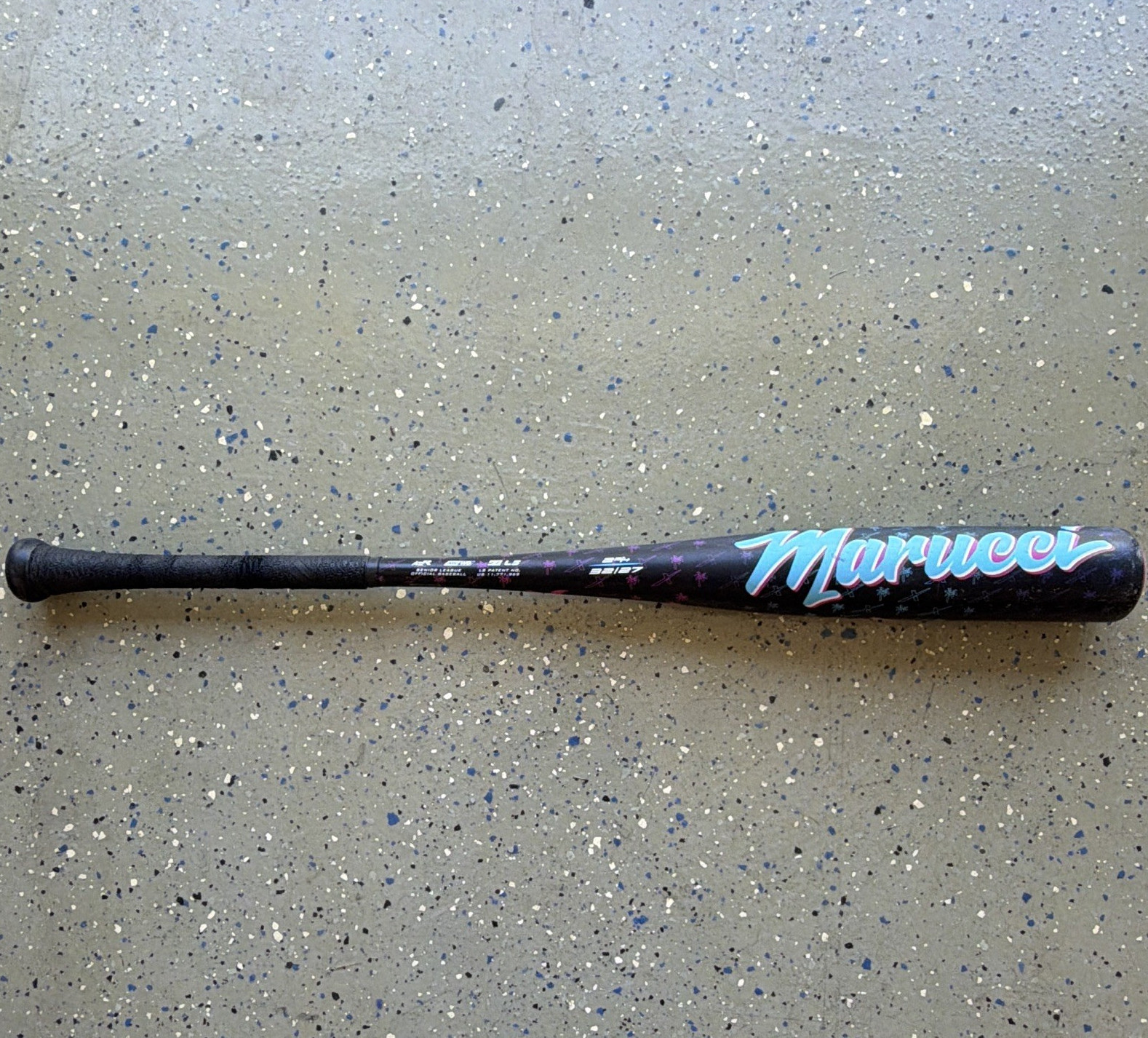 Marucci CATX2 USSSA Baseball Alloy 32in 32oz 2 5/8 Balanced Black/Pink/Blue