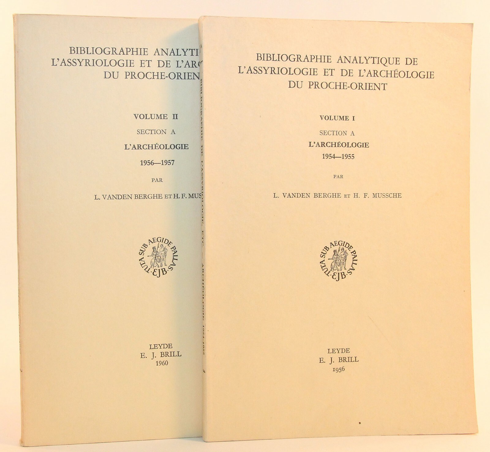 Bibliographie Analytique de l\'Assyriologie 1956-60 2-Vol Archaelogy French Brill
