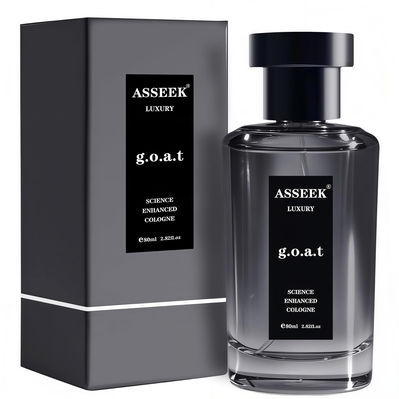 ASSEEK G.O.A.T Mens Cologne 80ml (2.82 oz) Woody Citrus Fragrance for Men ASSEEK G.O.A.T Mens Cologne 80ml (2.82 oz) Woody Citrus Fragrance for Men