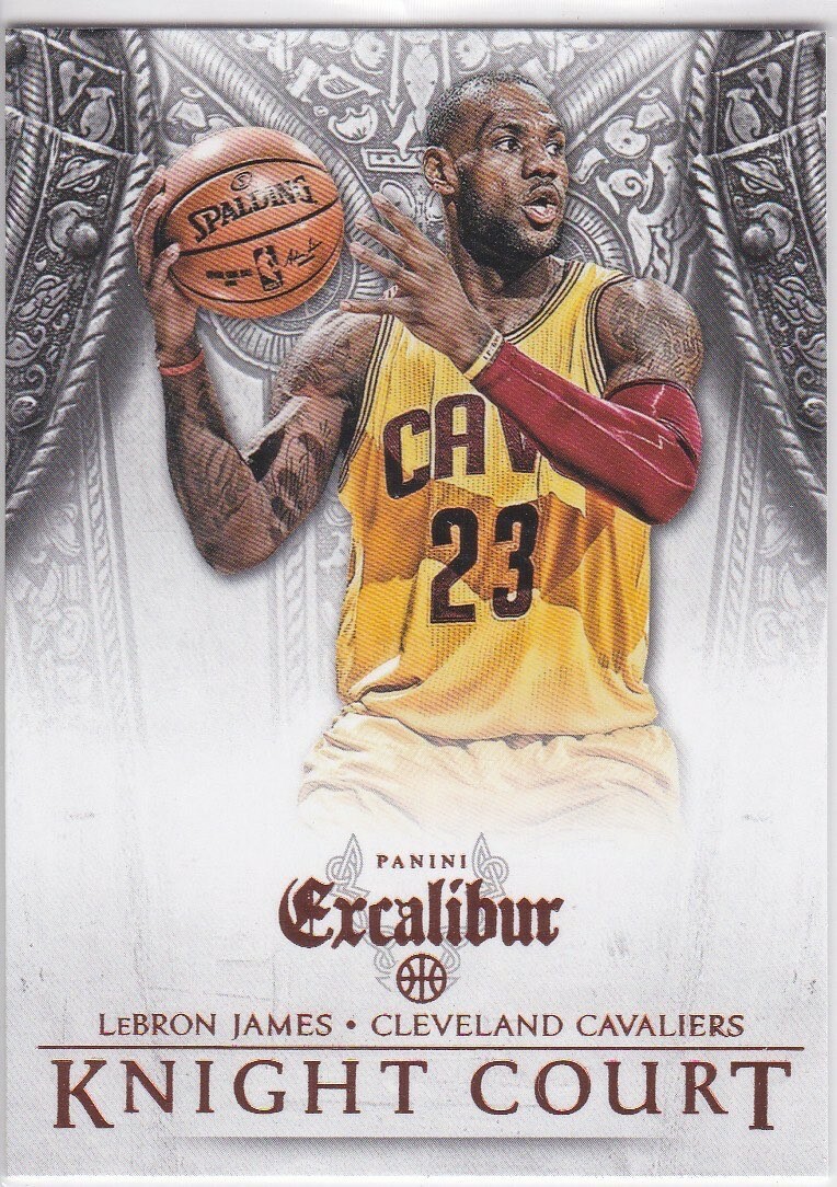 LEBRON JAMES 2014/15 Panini Excalibur KNIGHT COURT Premium Basketball Card CAVS