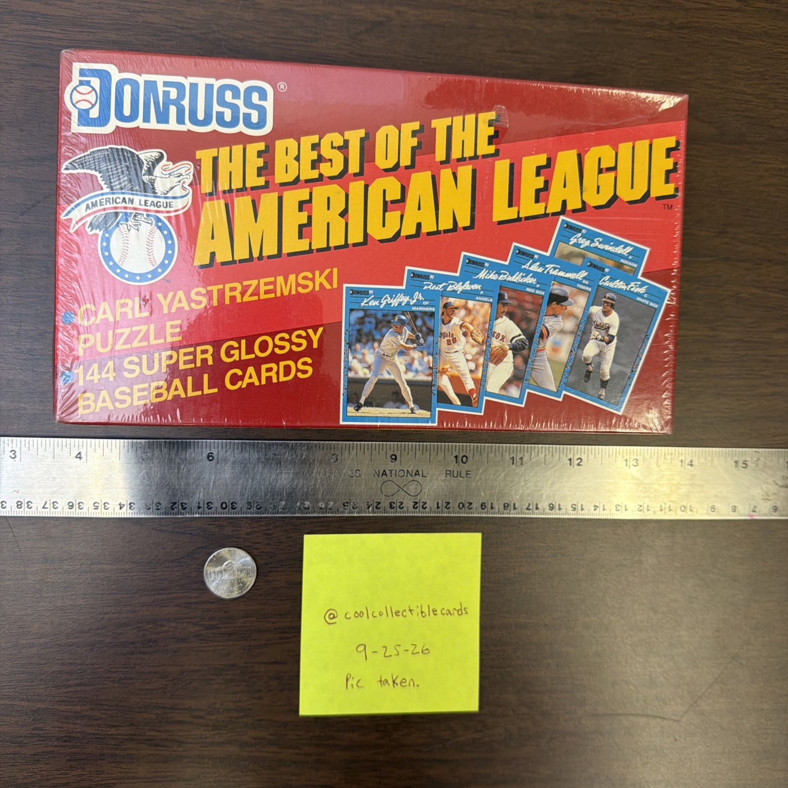 1990 Donruss The Best Of The American League Factory Set Sealed 144 Cards