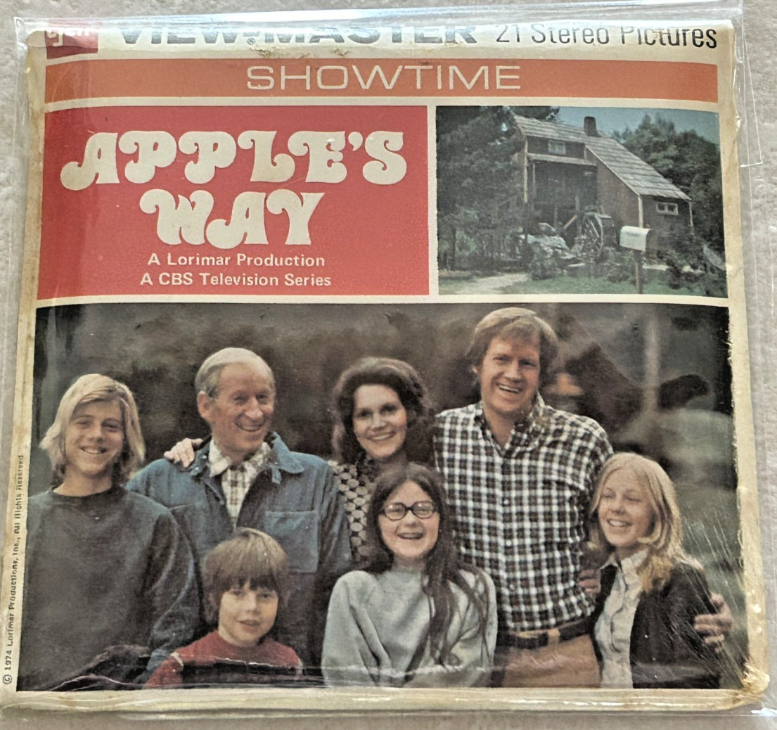 Viewmaster-Sealed/Unopened-Apple\'s Way-TV Series-Booklet-GAF-B-558-CR 1974