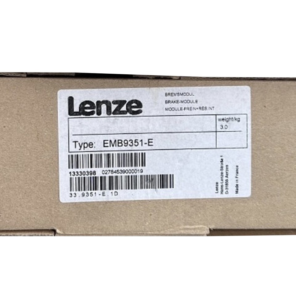 EMB9351-E New LENZE EMB9351-E Brake Module EMB9351-E New LENZE EMB9351-E Brake Module