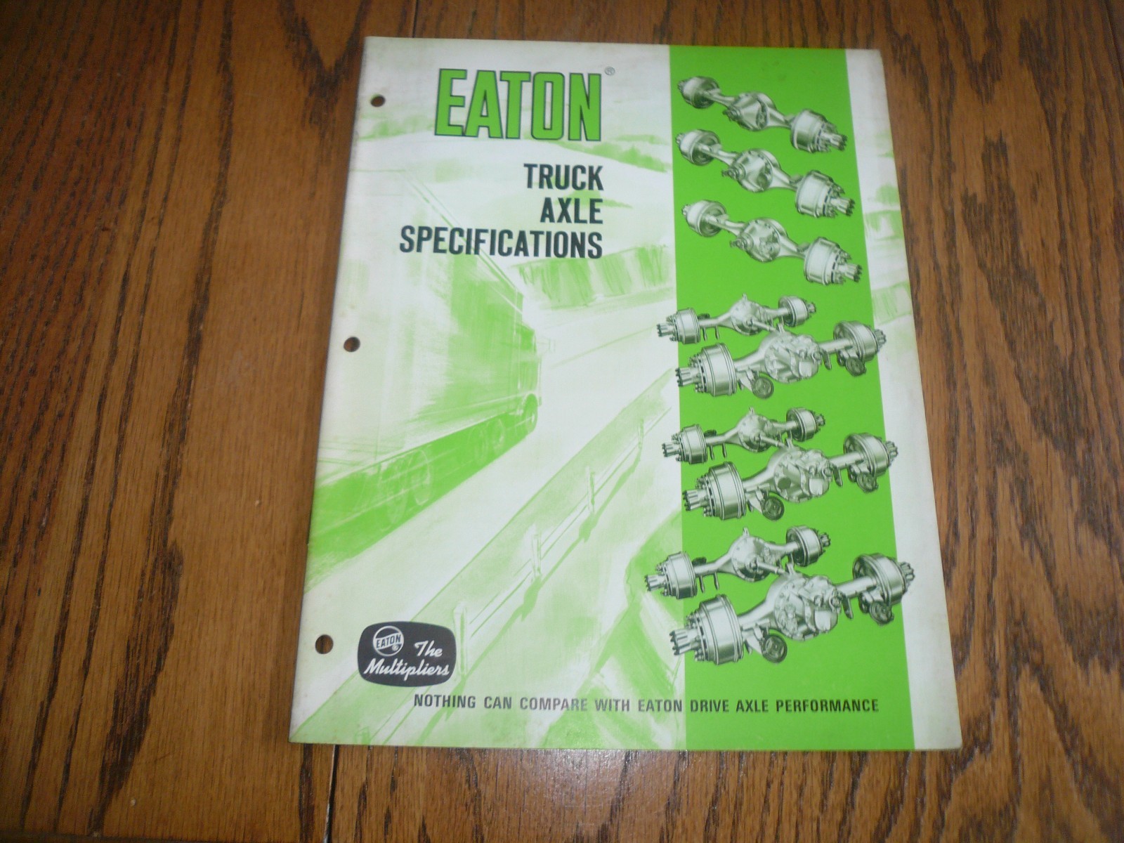1969 Eaton Truck Axel Specifications - Vintage - EA-108 1969 Eaton Truck Axel Specifications - Vintage - EA-108