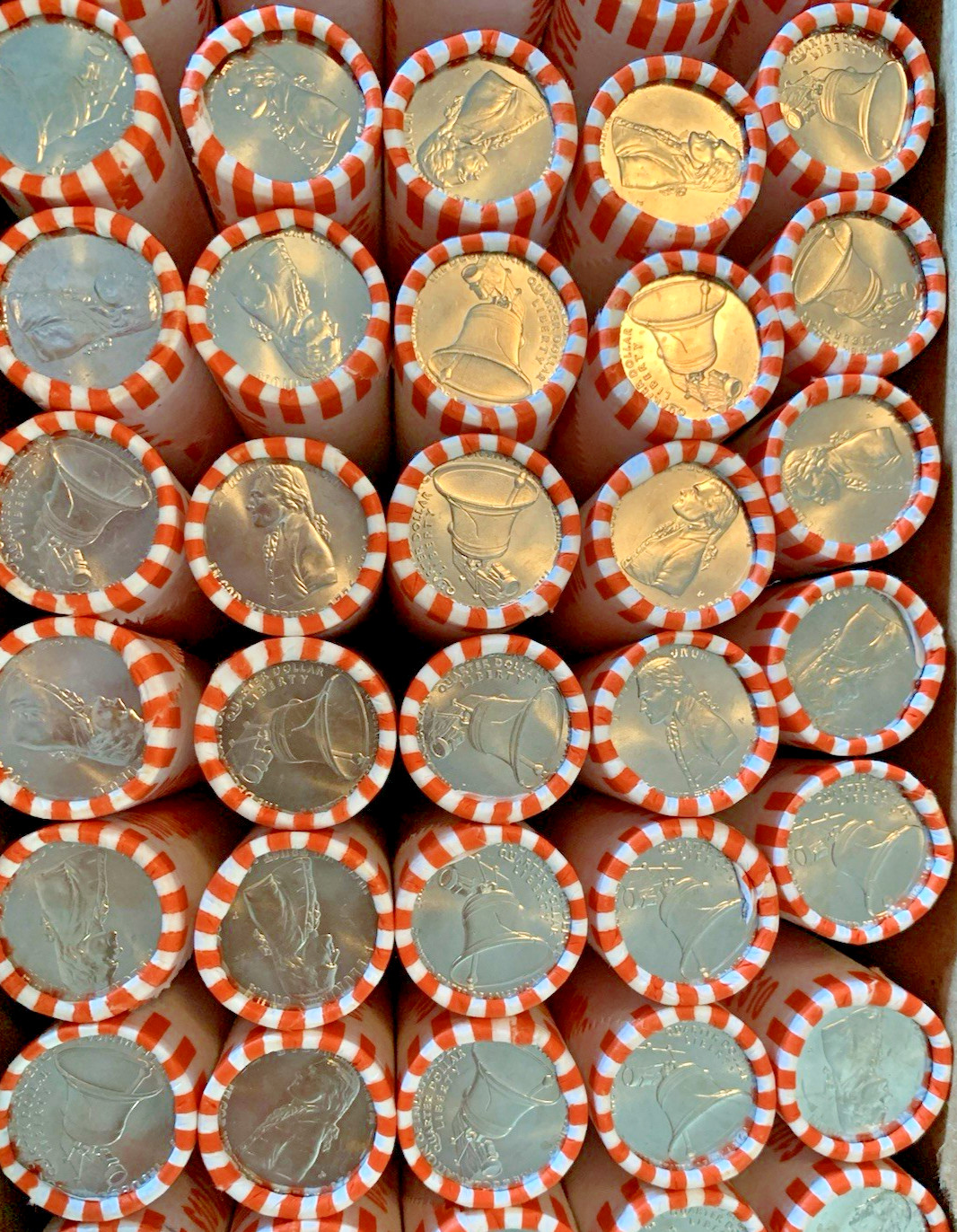 1776–2026 Declaration Of Independence Quarters July 4 Privy Hunt- 10 P Rolls 1776–2026 Declaration Of Independence Quarters July 4 Privy Hunt- 10 P Rolls