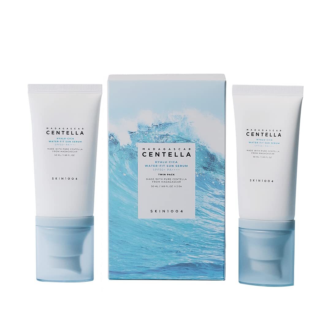 [US Seller] SKIN1004 Madagascar Centella Sun Serum SPF50+PA++++ (2-Pack)