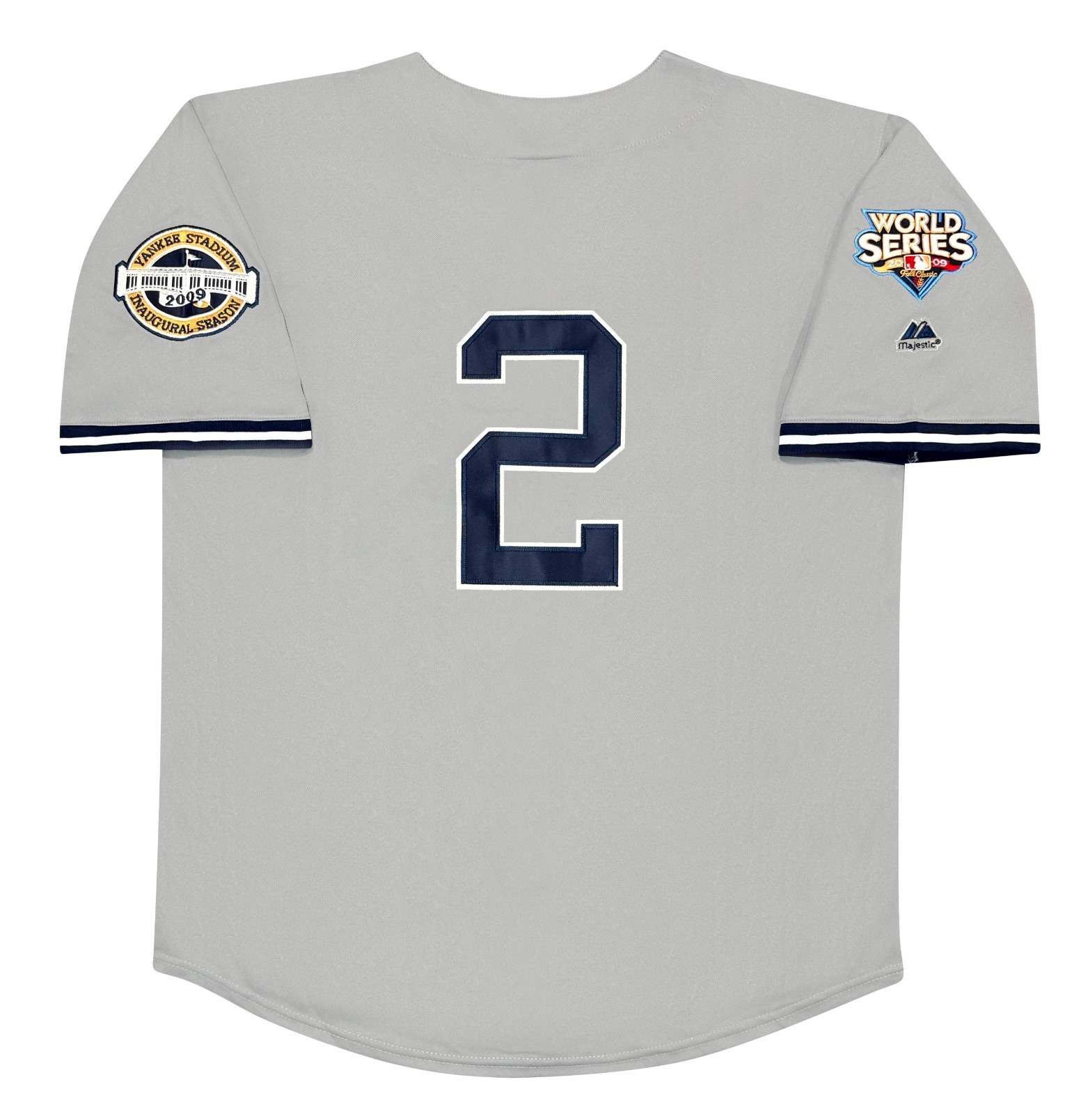 Derek Jeter 2009 New York Yankees World Series Road Jersey Men\'s (L-XL) Derek Jeter 2009 New York Yankees World Series Road Jersey Men\'s (L-XL)