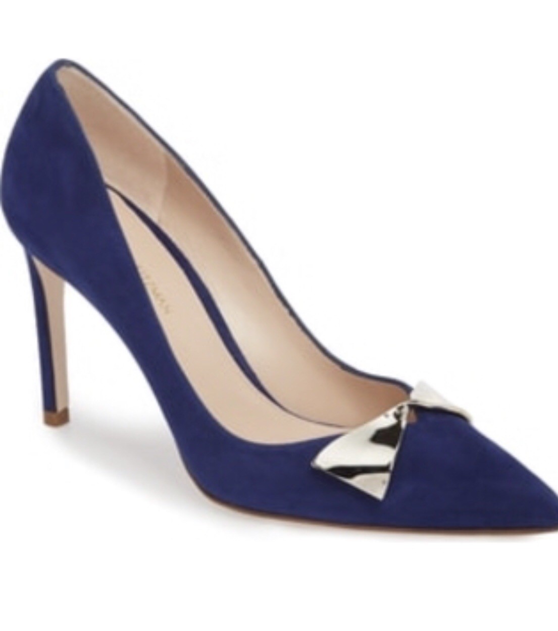 Stuart Weitzman Stanton 90 Pump sz 5.5 m Navy Blue Suede Shoes Heels R Stuart Weitzman Stanton 90 Pump sz 5.5 m Navy Blue Suede Shoes Heels R