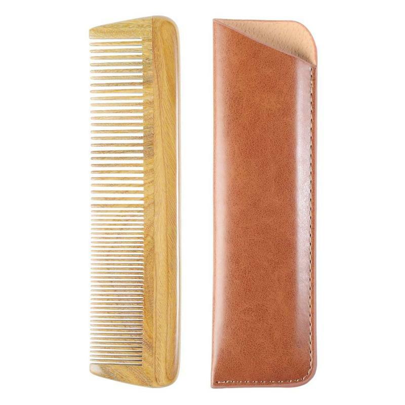 Onedor Handmade 100% Natural Green Sandalwood 2 in 1 Extra Fine &Fine Tooth Comb Onedor Handmade 100% Natural Green Sandalwood 2 in 1 Extra Fine &Fine Tooth Comb
