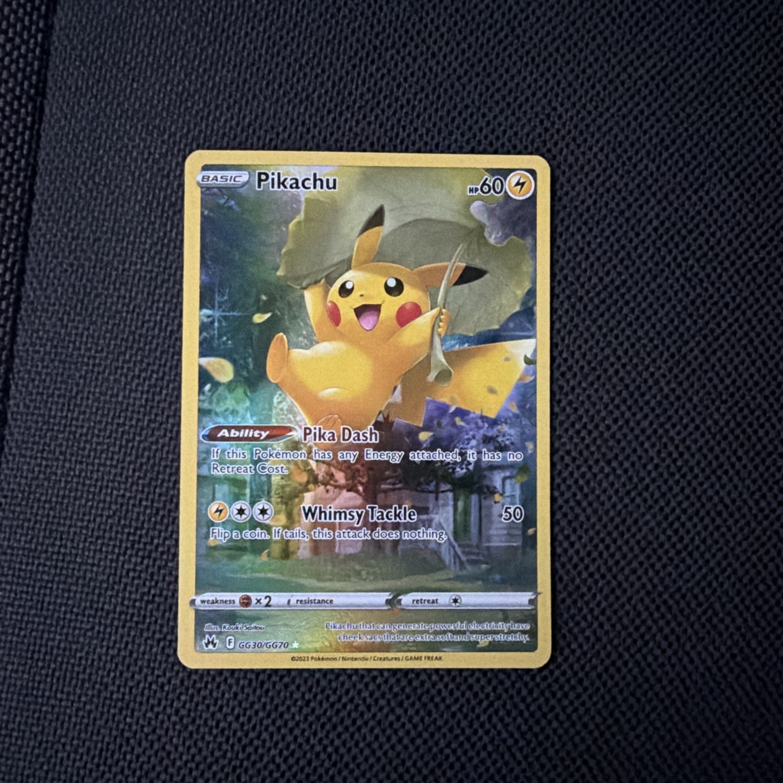 The Pokémon Company Pikachu GG30/GG70 Galarian Gallery Holo UR ENG 60HP The Pokémon Company Pikachu GG30/GG70 Galarian Gallery Holo UR ENG 60HP