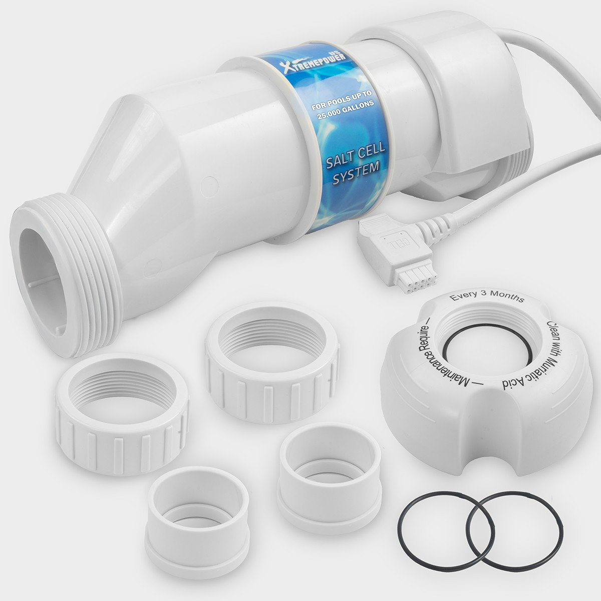 XtremepowerUS Universal Cell Plate Replacement Cell Salt Chlorination 25k Pool
